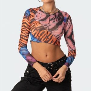 Edikted Tie Dye Long Sleeve